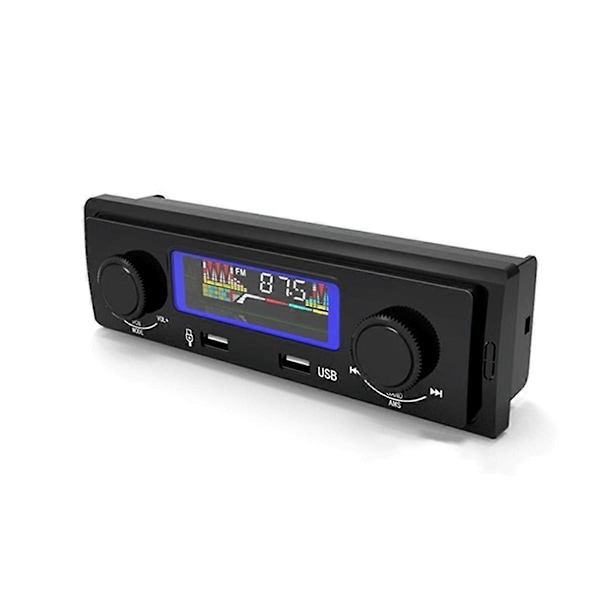 Kolmipyöräinen FM-radio MP3-soitin Bluetooth-auton stereot USB-lataus LED-näyttö maatalouskoneille