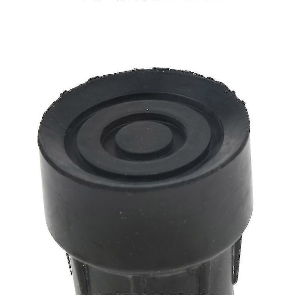 4 stk. 25 mm Gummi Vandrestavsspidser Vandrestav Ferrule Skridsikker Fodbeskyttelse