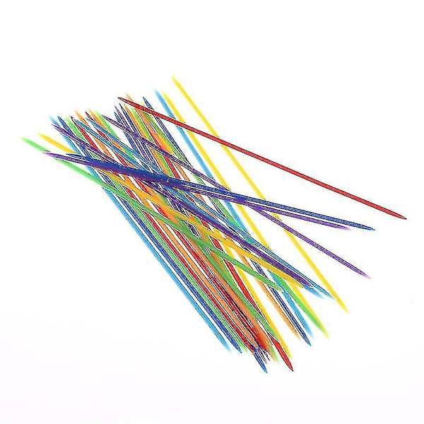 30 stk/sett Klassiske Plast Pick Up Sticks Sett Tradisjonelt Spill Leke