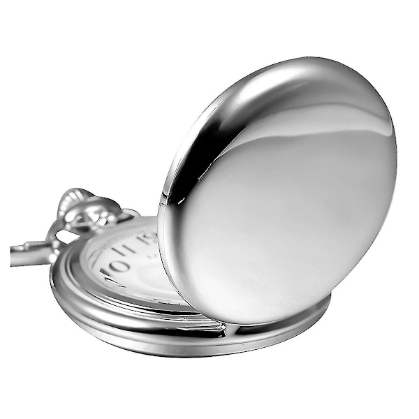 Klassisk Vintage Fickur Julgåva (silver)-D7