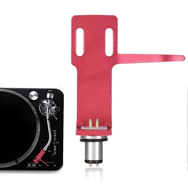 Skivspelare Phonograph Headshell Högkvalitativ Phono-patron Headshell Skivspelare Kit Röd