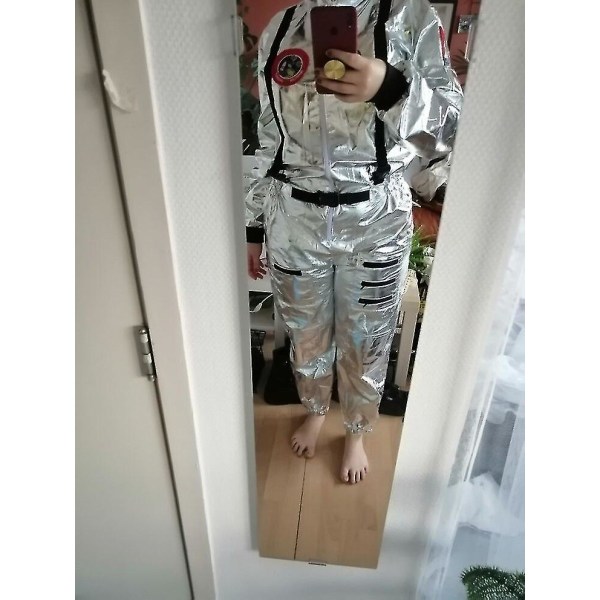 Astronaut Kostyme Romdrakt Jumpsuit For Kvinner Halloween Party M Women