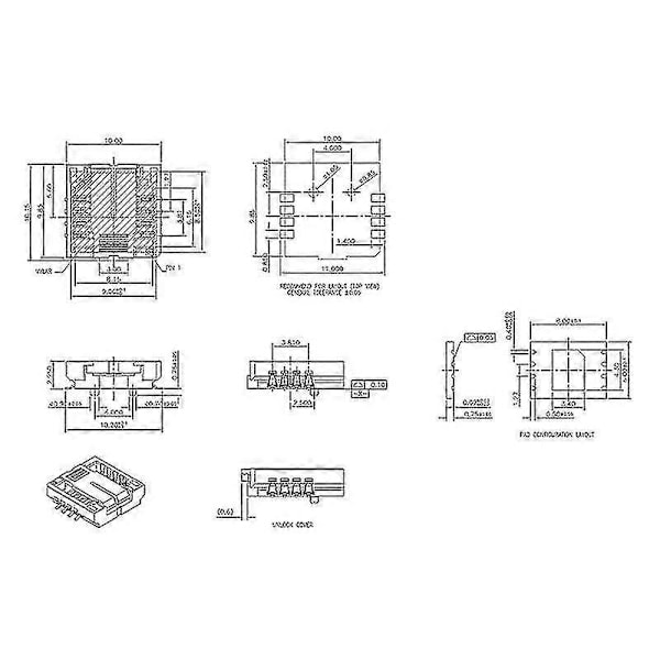 QFN8 /WSON8/MLF8/MLP8/DFN8 - DIP8 Universaali Kaksi-Yhdessä Sovitin Sekä 6X5MM että 8X6MM Chi-AJ:lle