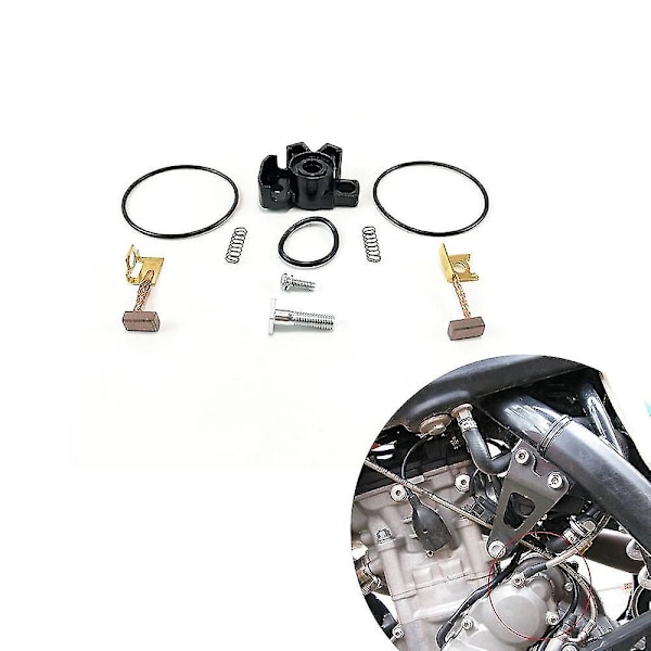 Motorcykel Starter Motor Kulbørster Reparationskit Kulbørster Reparationskit til KTM EXC-F HUSQVARNA FC250 2016-2020