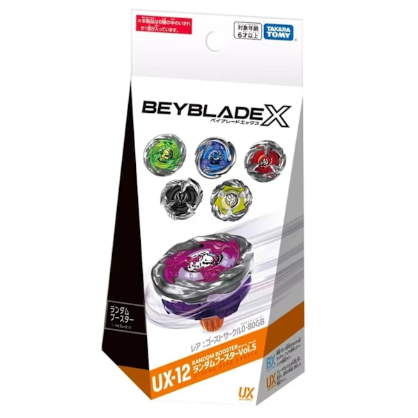 Beyblade Autentisk Takara Tomy Beyblade Burst X - UX-12 Random Beyblade Vol.5 Ghost Circle UX-12