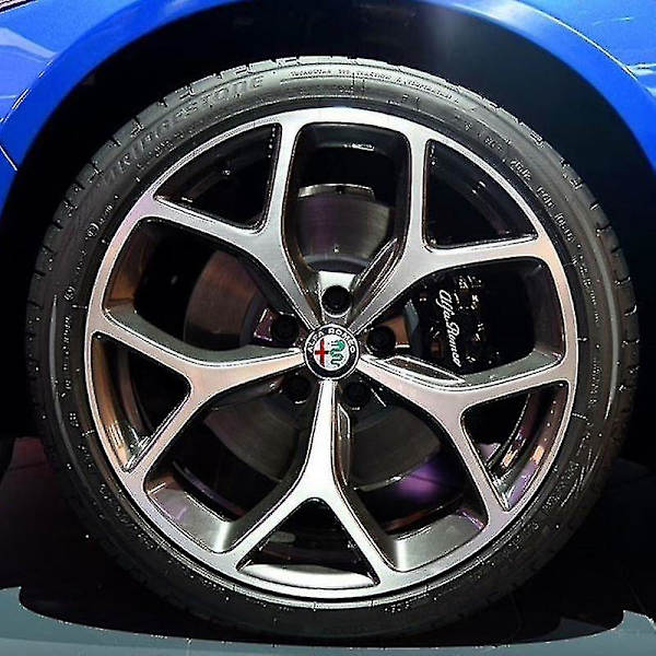 4 stk. 60mm Alfa Romeo Logo Deksel for Hjulnav for Alfa Romeo 4c 8c 147 155 156 159 166 Giulietta Stelvio Spider Gt osv.