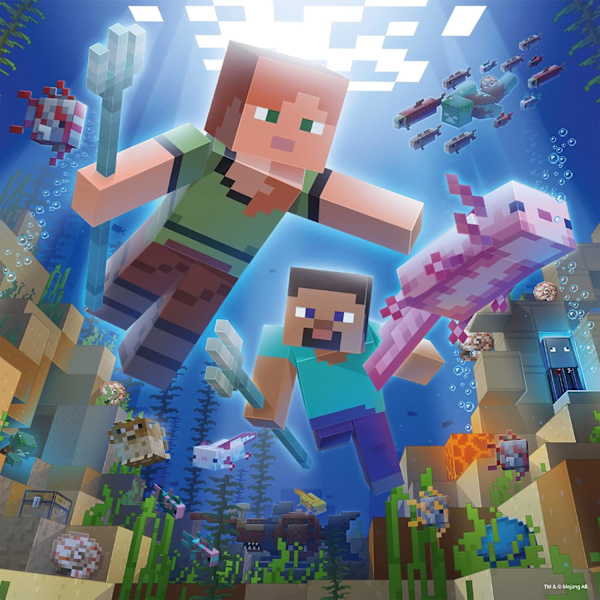 Minecraft-lahjat pojille ja tytöille - 300 palan palapeli D