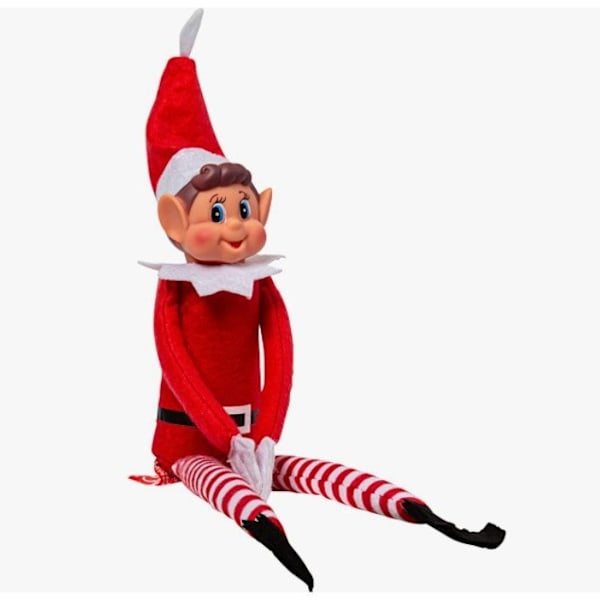 1 x Ouppförande Elf med Velcro - Långbenta Elf Mjuk Plysch - Julgåva