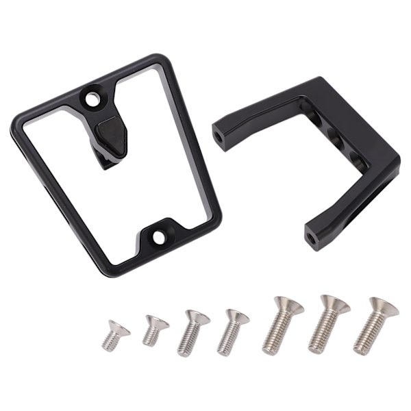 Bicycle Front Carrier Block Black Aluminium Alloy 3 Holes Front Carrier Shell for Brompton for Dahon