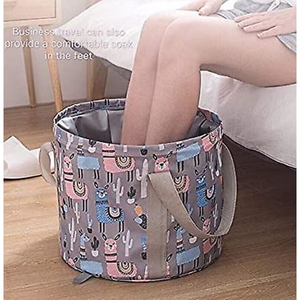 Portable Foldable Water Basin Travel Foot Bath Artifact, Can Be Used As Wash Basin, Bucket Basin, Sink, Outdoor Can Be Used To Hold Water 12L（30*20cm