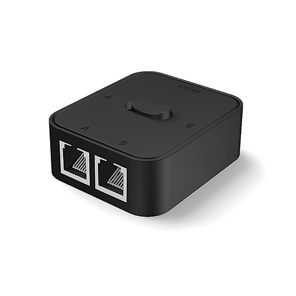 2 Ports Gigabit Netværksswitch RJ45 Switch Netværkssplitter Kabelforlænger Vælg Gratis 2 Vejs Adapter