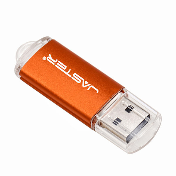 Nøglering Ultra Mini USB Flash Drive USB2.0 Hukommelsesinterface Orange 64GB