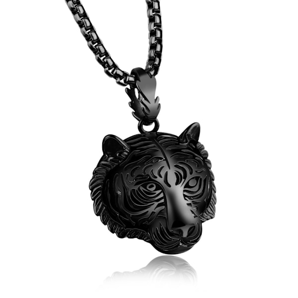 Domineering Tiger Head Stainless Steel Necklace