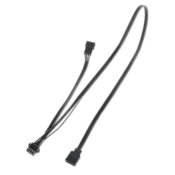 12V 4-polet RGB-stikkabel PC-kabinetblæser LED-stribe forlængerledning ledningsadapter til Giga/Microstar/A-sus RGB-bundkort