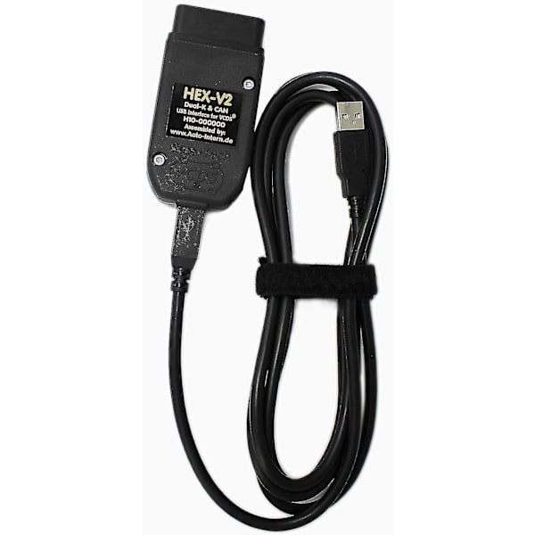 HEX V2 VCDS USB Diagnostisk Interface English + Danish