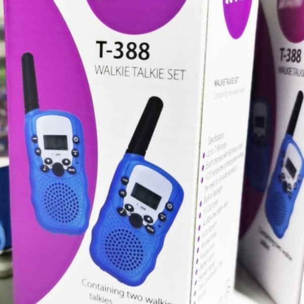 Lasten Walkie Talkie -paketti (3 kpl), 2-suuntaiset radiolelut pojille ja tytöille