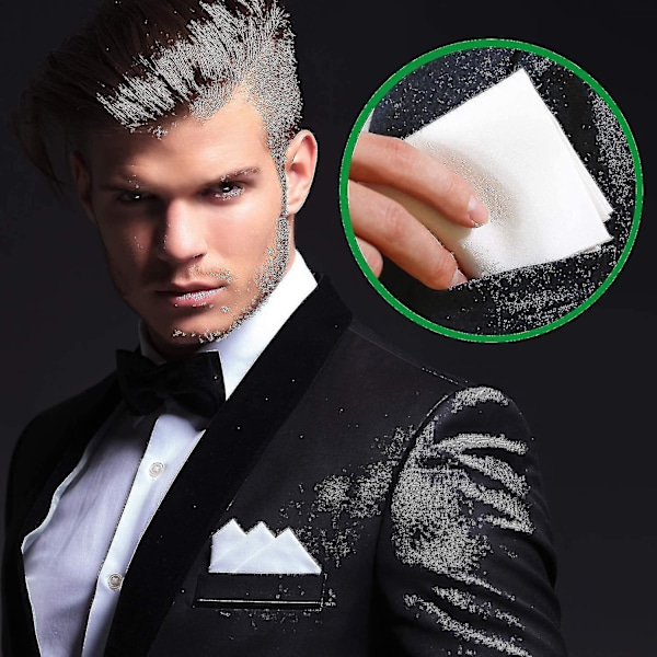 18 stycken herrhanddukar, mjuk bomull, klassiska vita herrhanddukar