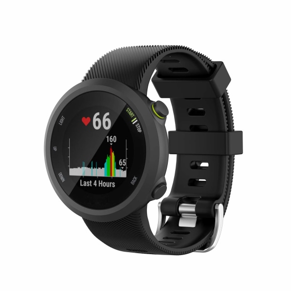 Garmin Forerunner 45/45S rannekoru silikoni musta