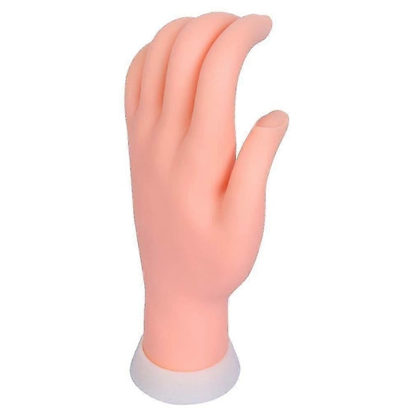 Nagelträning Nagelövningshand Flexibel Rörlig Artificiell Hand Nagel, Öva Manikyr Övning T