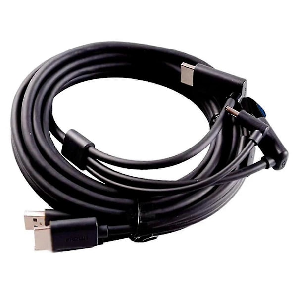 For 3-i-1 Tilbehørsutskiftningskabel - kompatibel 5m, Usb, Power Vr Games