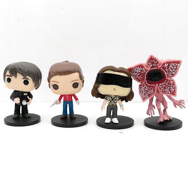 8-pack Stranger Things Minifigur Set Byggstenar Actionfigur Leksak För Pojkar Flickor Presenter
