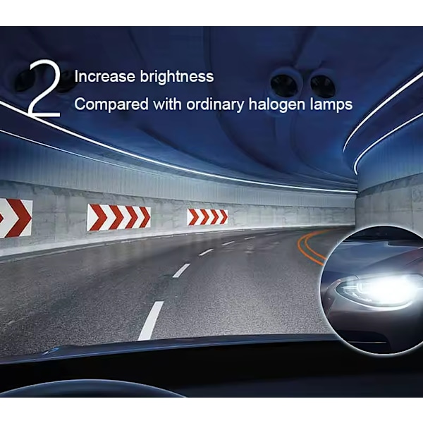 Halogen Bilfrontlys Pære H7 Cool Blue Ultra Hvit 5300K 12V 55W (2 stk)