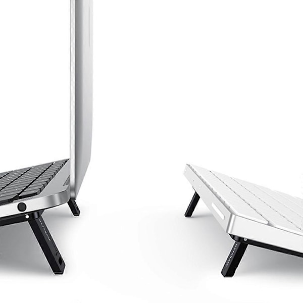 Fällbart osynligt tangentbordsställ för dator med 2 justerbara vinklar, för de flesta tangentbord, laptopställ
