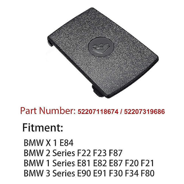 2X för - F20 F30 F31 E84 E87 3-serie Bakre Barnsäte Ankare ISOFIX-skydd 52207319686