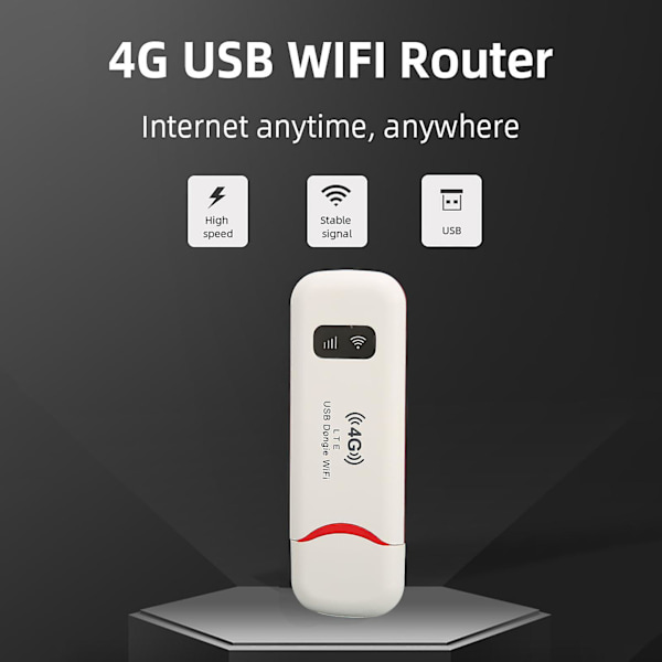 Bærbar Trådløs WiFi Router Understøtter 10 Brugere Højhastigheds Stabilt Signal WPA WPA2 Kryptering Router til Hjem Rejser Kontor -GSLHL