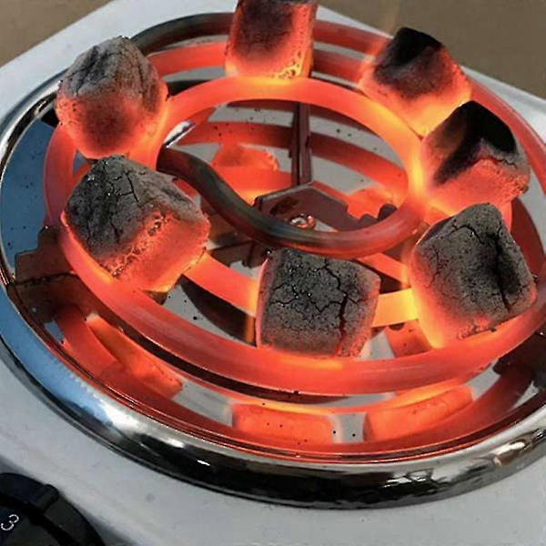Elektrisk Enbrännare Spishäll, Kompakt Och Bärbar, Justerbar Temperatur Värmeplatta, 1500w, Svart