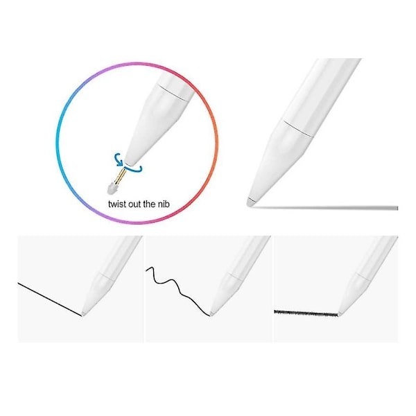 Aktiv pekstift kompatibel med Apple iPad-pennor för pekskärmar