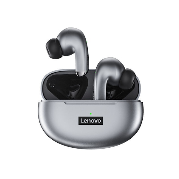 Lenovo LP5 Langattomat Bluetooth-kuulokkeet TWS Stereo Sisäkorva Urheilukäyttöön Vedenkestävät Kuulokkeet Mikrofonilla Kaikille Matkapuhelimille Grey
