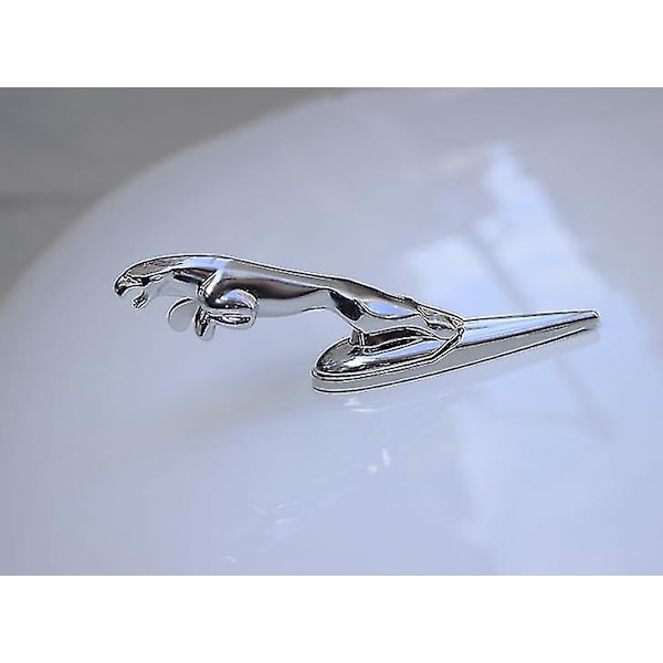 Jaguar 3D-emblemi auton etuosan huppuun, kromattu kotka-merkki auton tarvikkeet, yhteensopiva Jaguar XF XJ XE XK XKR XFL XJS E:n kanssa