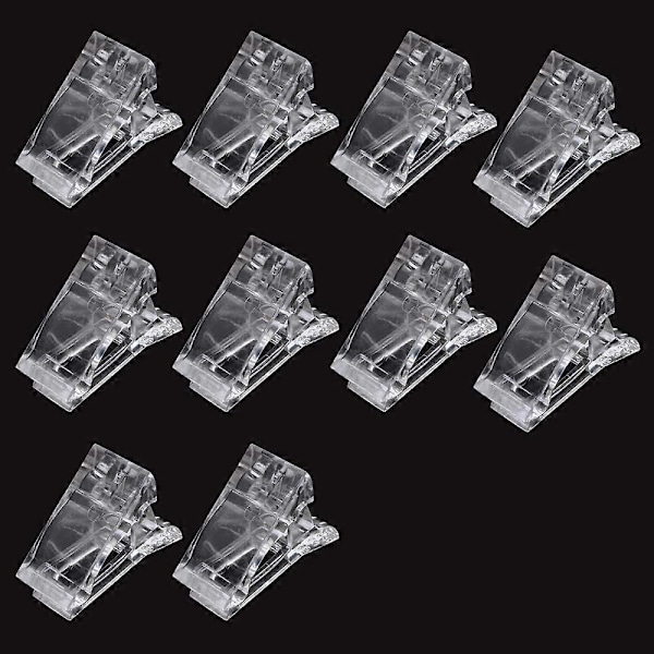 Polygel neglformerer Neglklipp for Polygel Fingernegleforlengelser UV LED Builder Klemmer Neglverktøy