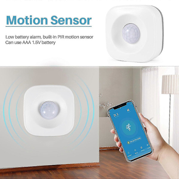 Zigbee PIR-liikeanturi Tuya-sovellukselle IFTTT:lle 2. sukupolvelle Tuya-yhteensopiva