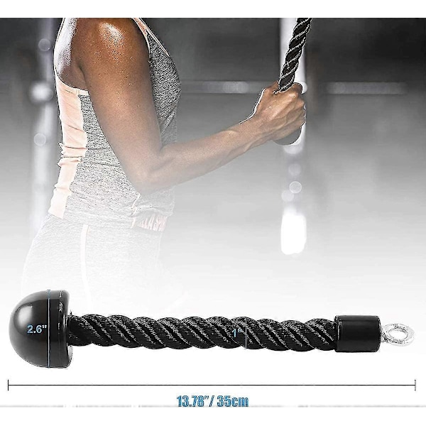 Enhands Triceps Replina - Styrketräning, Armar Biceps Drag Handtag, Drag Hjälpmedel