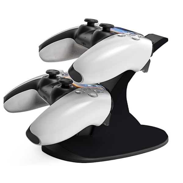 PS5 Laddningsstation - Laddningskontroll / Handkontroll Playstation Svart