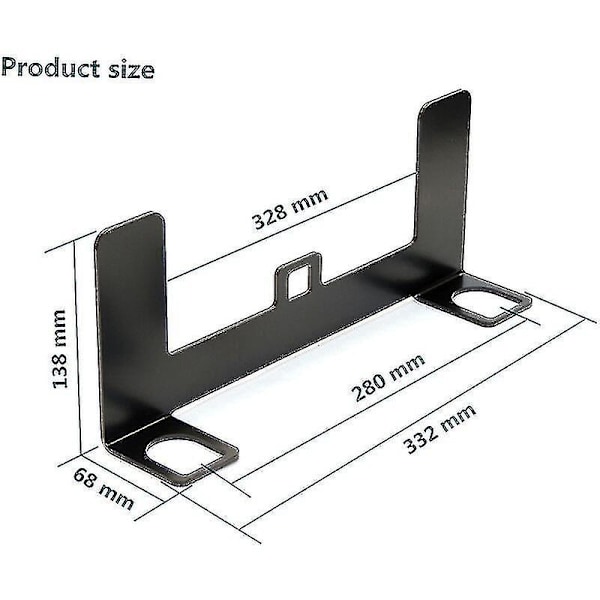 Universal Bilbarnestolbegrensningsanker Monteringssett Kompatibel Isofix Beltekontakt, Svart-e