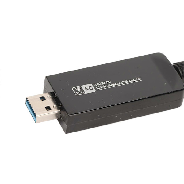 Trådlöst nätverkskort W50L 5DB RTL8812AU 1200M Dubbelbands USB 3.0-gränssnitt WiFi-adapter för Android för Win