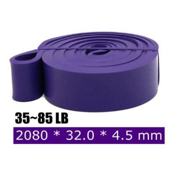 Träningsband starka motståndsband loop LILA  påse resistance purple