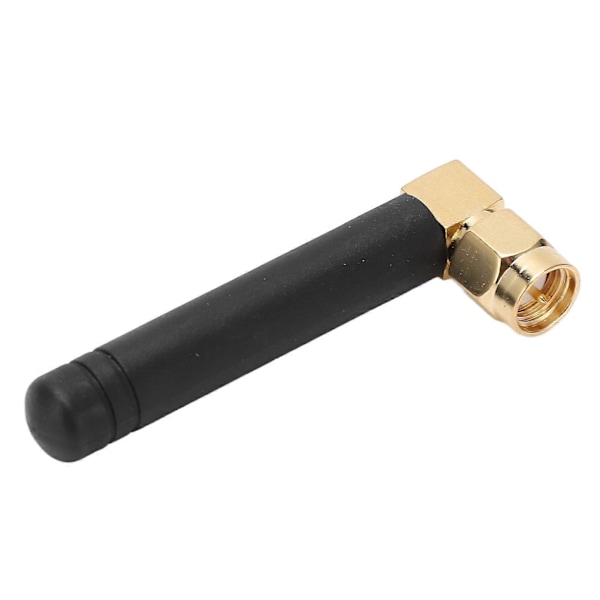 2 stk. WIFI Antenne SMA Han Indre Nåle 315MHz 3DBI Vandafvisende 50W 360 Drejelig Led Network Antenne Albuehoved