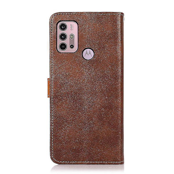 Mobiltelefon Stativ Etui Deksel Beskytter med Lukking for Motorola Moto G30/G20/G10 4G/G10 Power