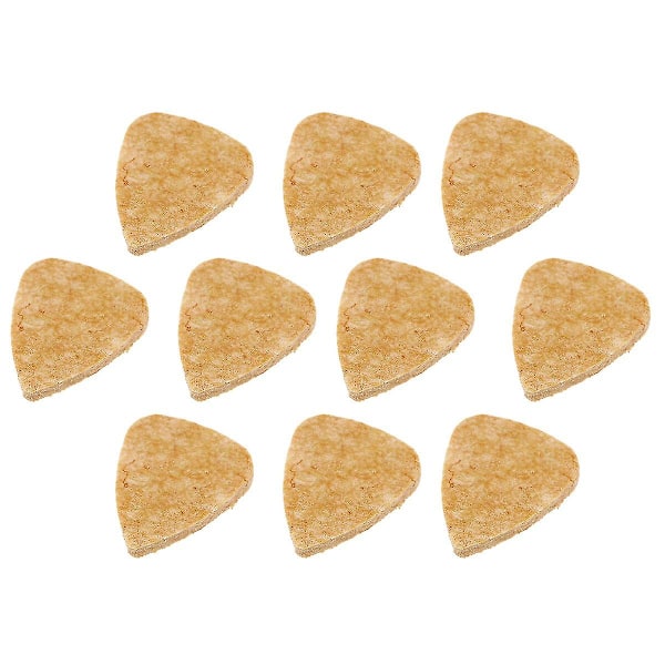 10 kpl Huopapoimurit Ukulelelle Mudder Poimurit Plectrums Ukulelelle (oranssi)