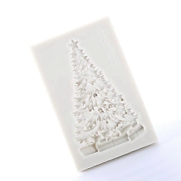 Juletræ Silikon Fondant Form Kage Dekoration Sukker Chokolade Bageform Shytmv