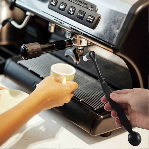 Kahvinkeittimen puhdistussarja, kahvinkeittimen harja takaisinhuuhteluun, metalliblindisuodatin 58 mm Espressolle