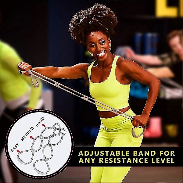 Walk At Home Workout Bands 7 Ring Justerbar Modstandsbånd Til Øvre Krop Hjemmetræning
