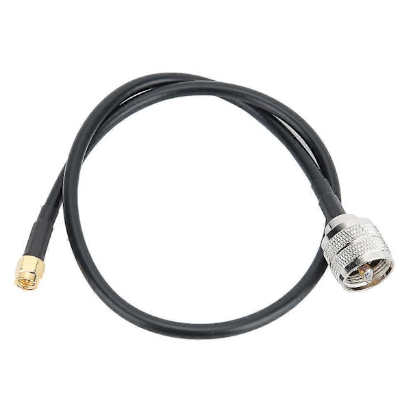 Kupariydin SMA-uros - UHF PL259 -uros -sovitinkaapeli joustavalla UV-suojalla ja FR-PVC-ulkovaipalla