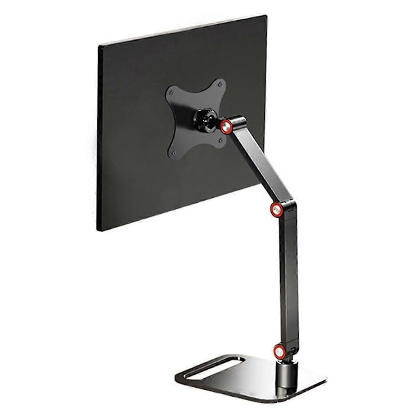 Monitorstativ Snabbfäste Aluminiumlegering Skrivbordsstativ för 17-25 Tums Monitorhållare Stödfäste
