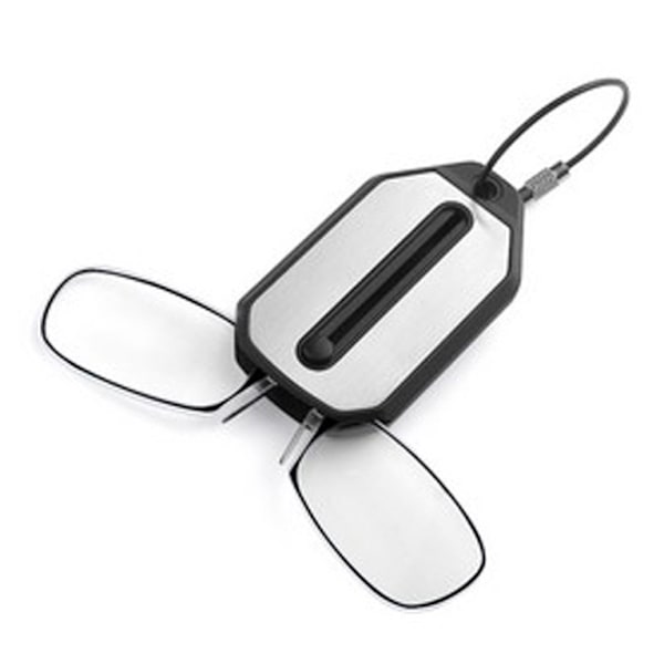 Praktisk nøkkelring mini neseklype lesebriller 2.00