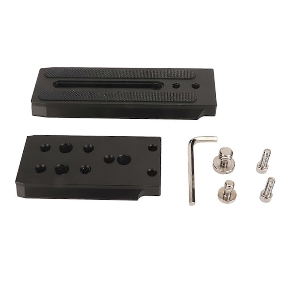 L-formad Snabbkopplingsplatta Vertikal Horisontell Växling Aluminiumlegering Kamera Snabbkopplingsplatta för 80D 5D D800